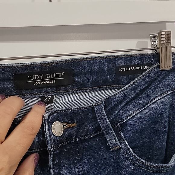 Judy Blue 90s Straight Leg Jeans, 27 - Picture 5 of 8
